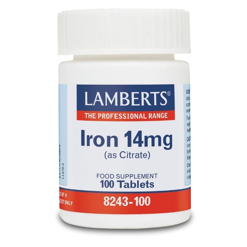 LAMBERTS IRON 14MG 100TAB